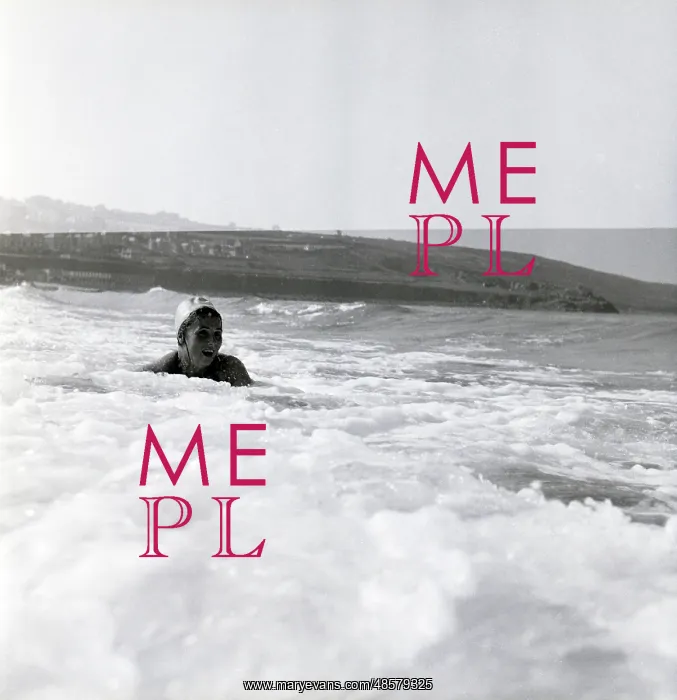 : Girl in the Cornish surf : Girl in the Cornish surf