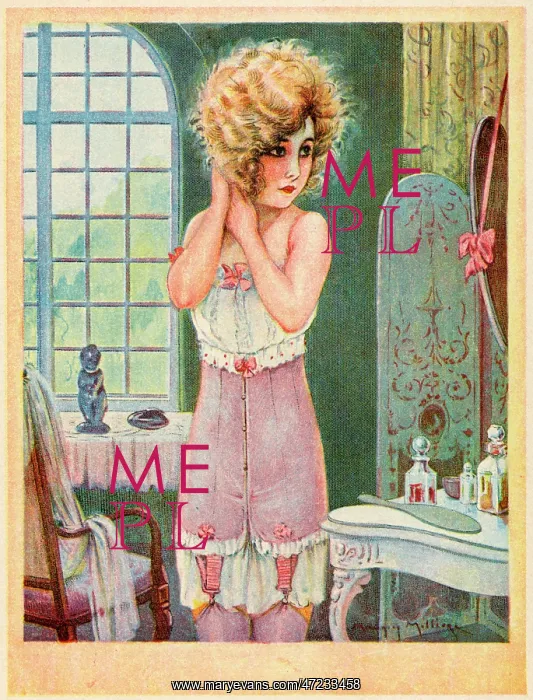 : GIRL IN CORSET / MILLIERE : GIRL IN CORSET / MILLIERE