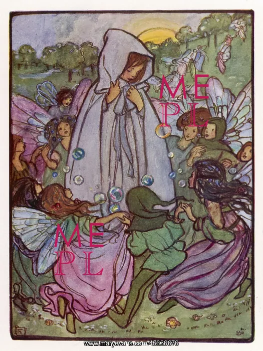 : GIRL & DANCING FAIRIES : GIRL & DANCING FAIRIES