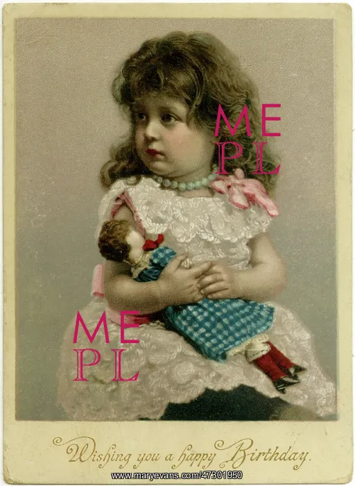  : GIRL AND DOLL, 1900