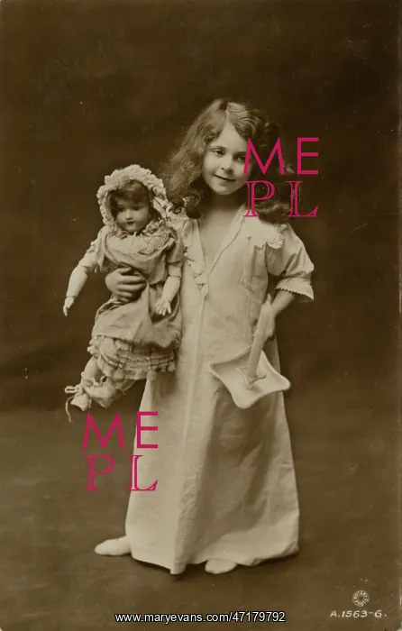  : Girl and doll off to bed