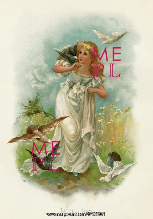  : GIRL AND DOVES