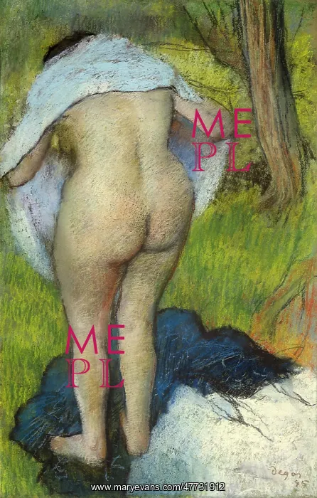  : Girl drying Herself, by Degas