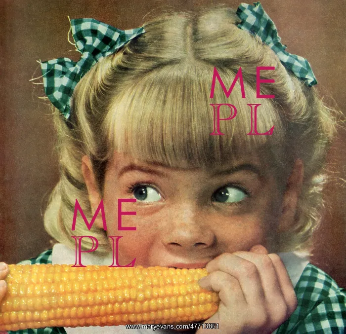 : Girl Eating Corn : Girl Eating Corn