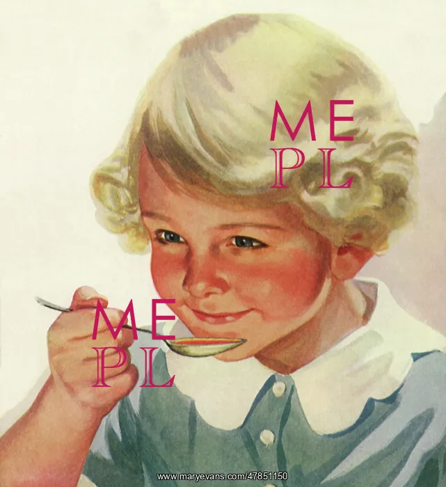  : Girl Eating Soup