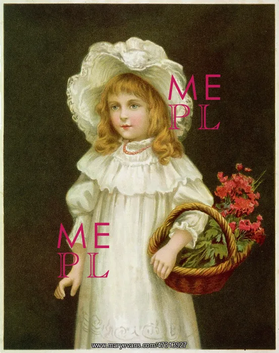  : GIRL WITH FLOWER BASKET