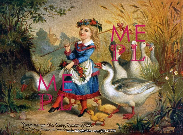  : GIRL WITH GEESE