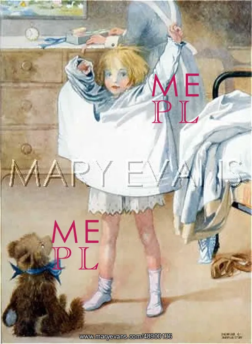 : GIRL GETS DRESSED 1920 : GIRL GETS DRESSED 1920