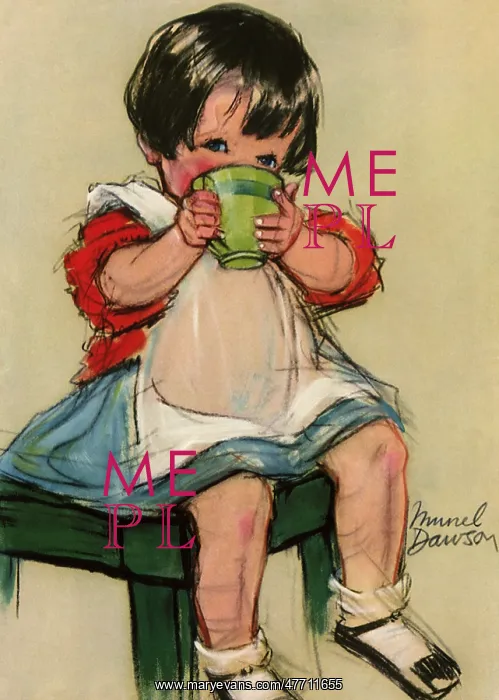 : Girl with Green Cup : Girl with Green Cup