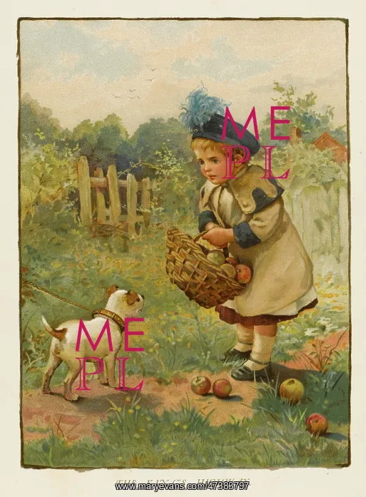 : GIRL & GUARD DOG : GIRL & GUARD DOG