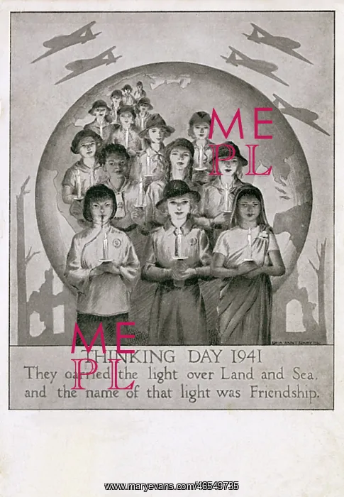: Girl Guides - 1941 - Thinking Day : Girl Guides - 1941 - Thinking Day