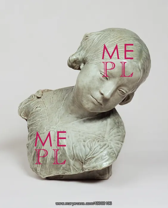 : Girl with head down : Girl with head down