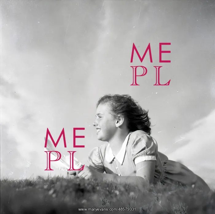 : Girl on a hillside : Girl on a hillside