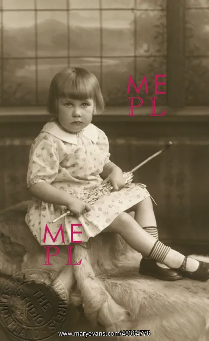 : Girl holding a parasol : Girl holding a parasol