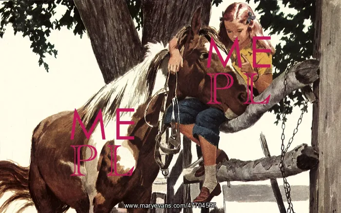 : Girl and Her Horse : Girl and Her Horse