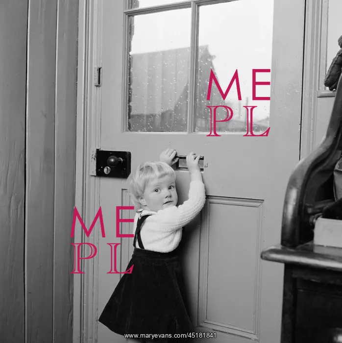 : Girl At Letter Box : Girl At Letter Box
