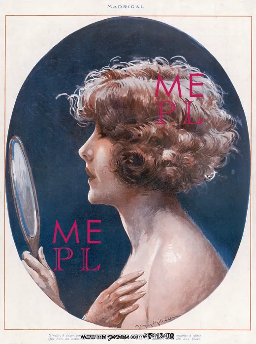 : Girl with mirror 1926 : Girl with mirror 1926