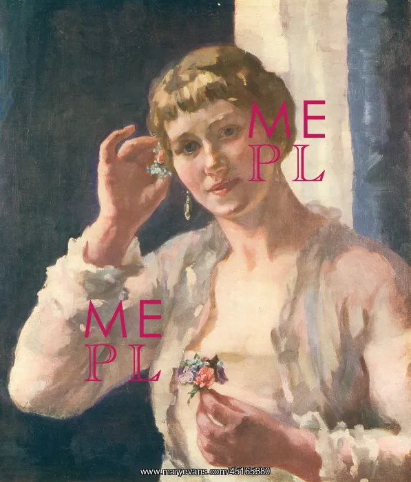: Girl At Her Mirror : Girl At Her Mirror