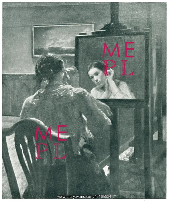 : Girl At Her Mirror : Girl At Her Mirror