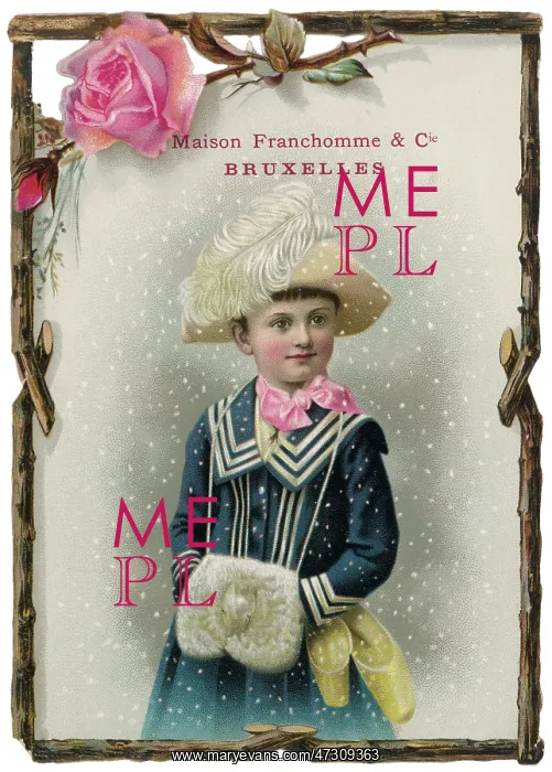  : GIRL WITH MUFF / GALOSHES
