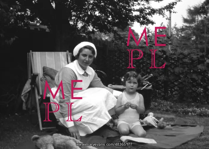  : Girl with her nanny