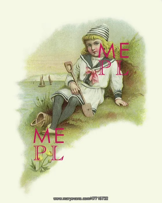  : Girl with Pail and Shovel