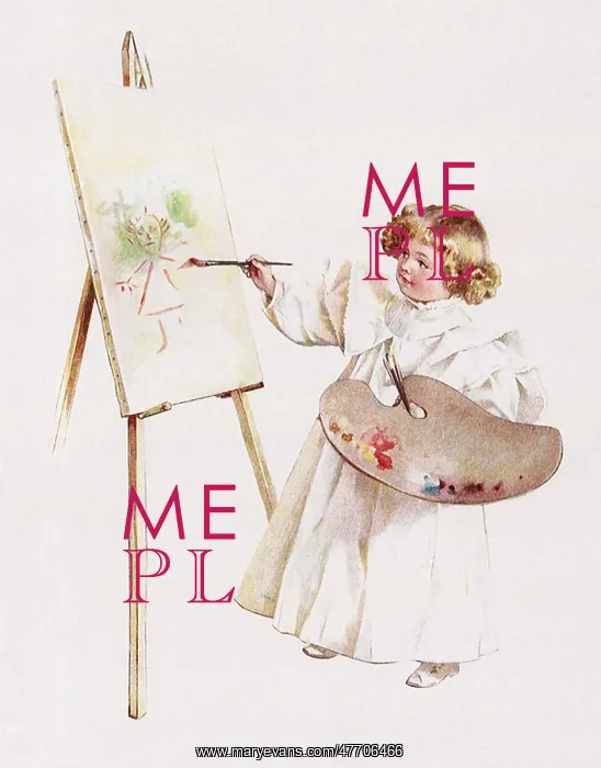 : Girl Painting : Girl Painting