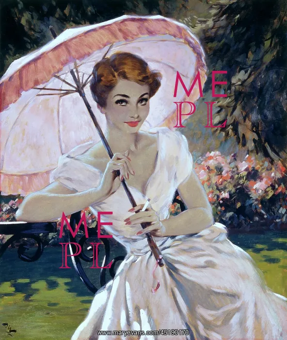 : Girl with Parasol by David Wright : Girl with Parasol by David Wright