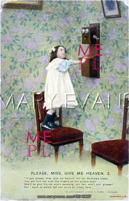 : GIRL ON PHONE C1908 : GIRL ON PHONE C1908