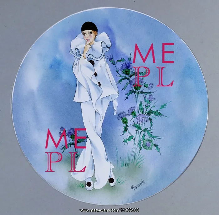 : Girl in a Pierrot Costume : Girl in a Pierrot Costume