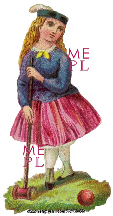  : Girl Playing (Scrap)
