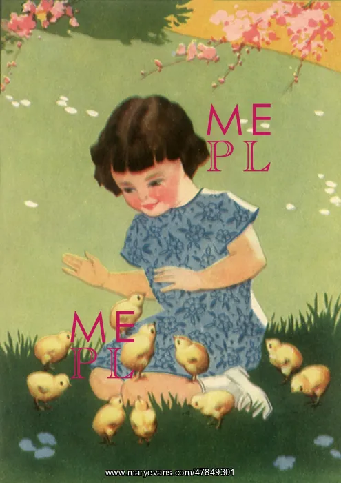 : Girl Plays with Chicks : Girl Plays with Chicks
