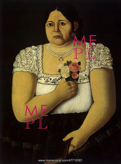  : Girl from Puebla, with Roses