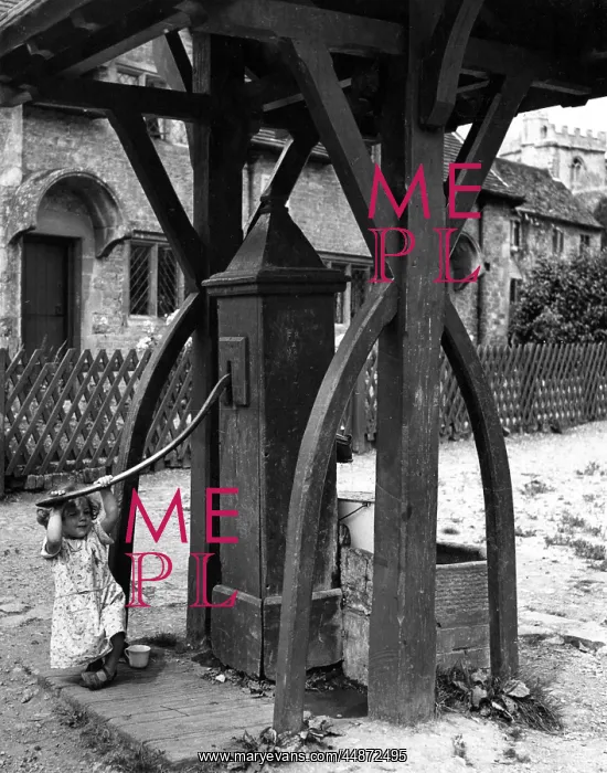 : GIRL PUMPING WATER : GIRL PUMPING WATER