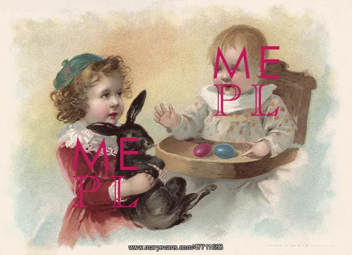  : Girl with Rabbit and Baby