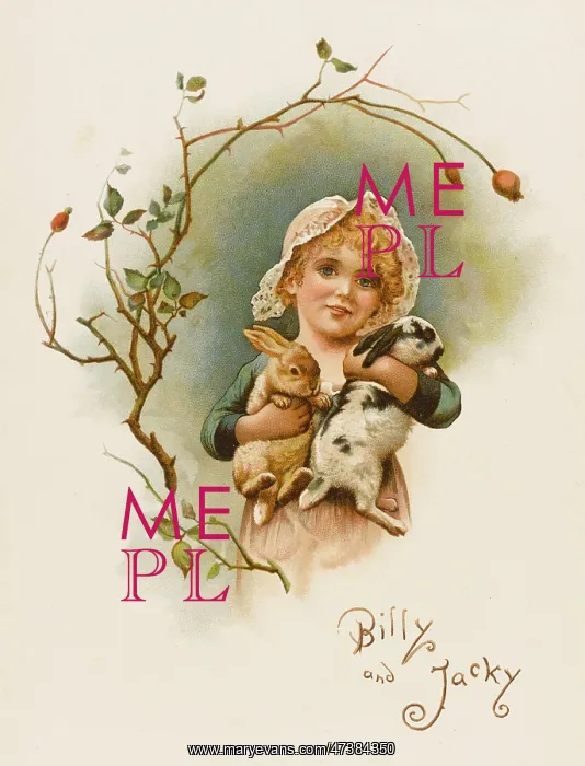  : GIRL WITH RABBITS