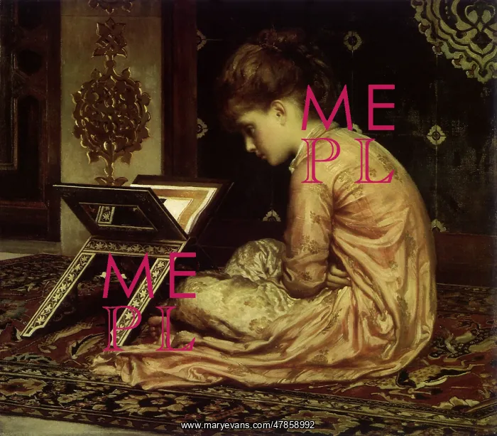  : Girl Reading, by Leighton