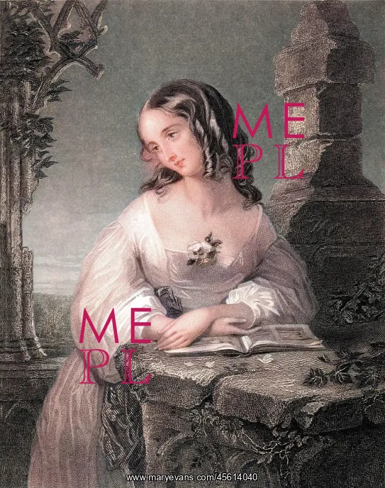  : A girl reading poetry
