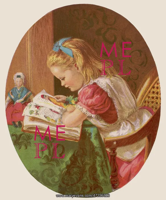  : Girl Reads Struwelpeter