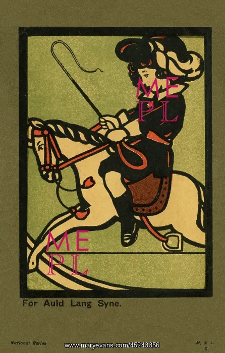 : Girl on a rocking-horse : Girl on a rocking-horse