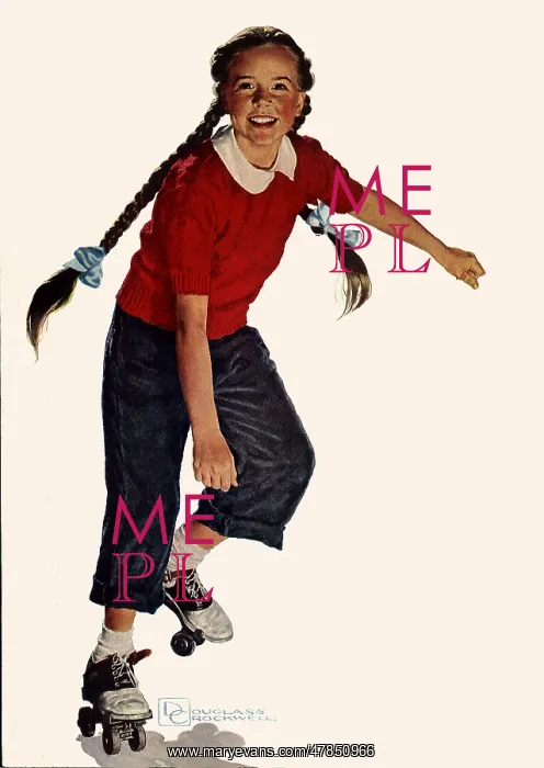 : Girl Roller Skating : Girl Roller Skating