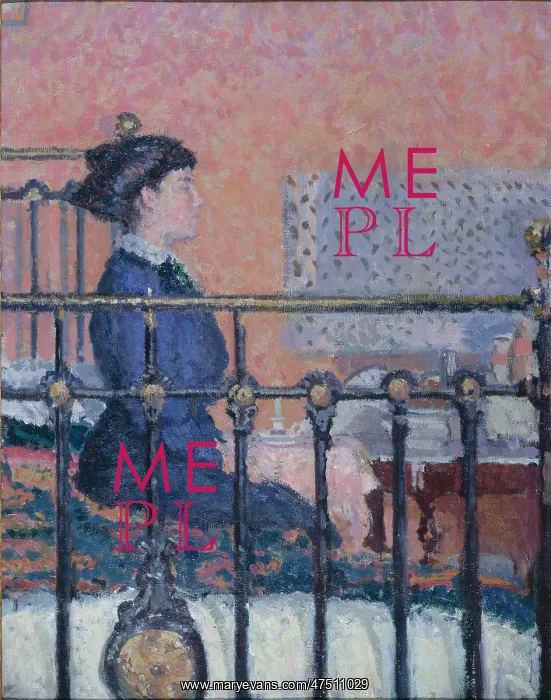 : Girl Seated on a Bed : Girl Seated on a Bed