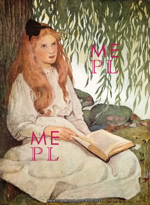: Girl Sitting with Book : Girl Sitting with Book
