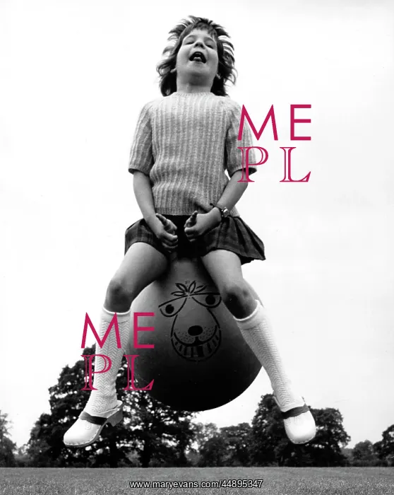: Girl on a spacehopper 4 of 4 : Girl on a spacehopper 4 of 4