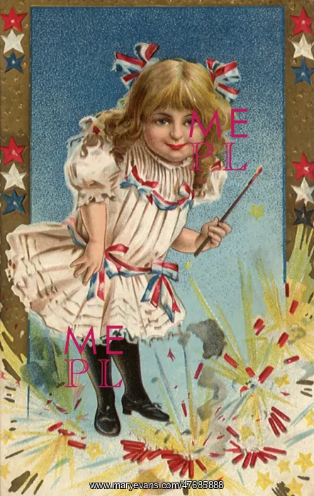 : Girl with Sparkler : Girl with Sparkler