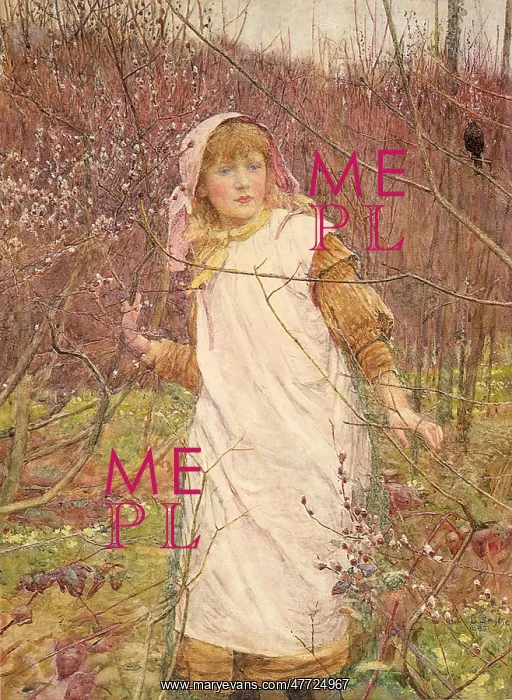  : Girl in Spring Forest