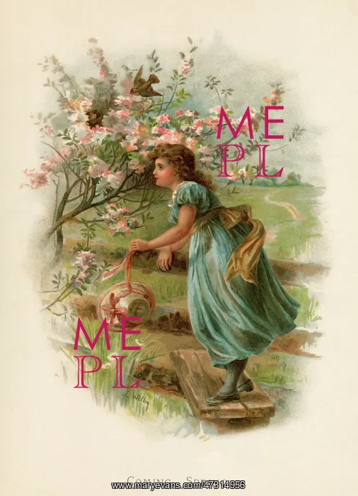 : GIRL ON STILE / SPRING : GIRL ON STILE / SPRING