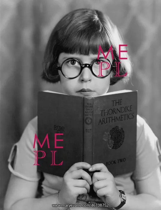 : Girl studying hard reading book : Girl studying hard reading book