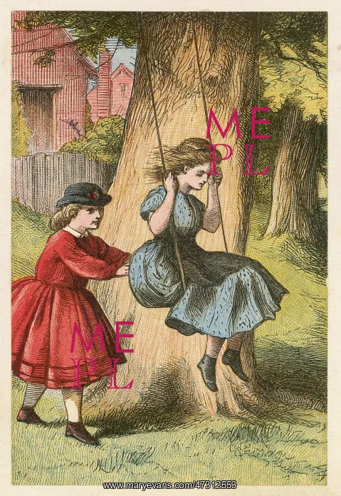  : GIRL ON SWING C1860