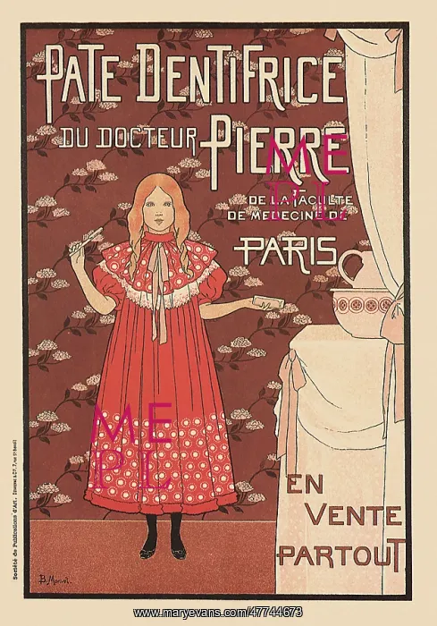  : Girl in Toothpaste Poster